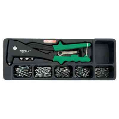 Заклепочник Toptul с набором заклепок (в ложементе) (GAAT0101) Винница