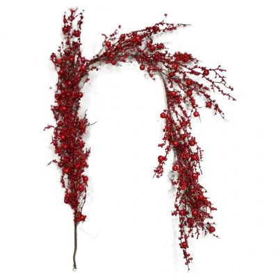 Декоративная ветвь YES! Fun Красные ягоды 140 см (975009) Винница - изображение 1