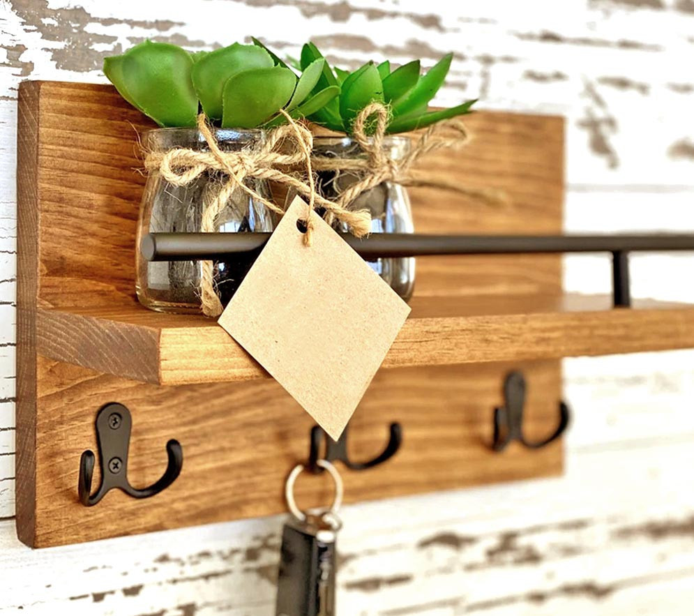 Ключница деревянная 