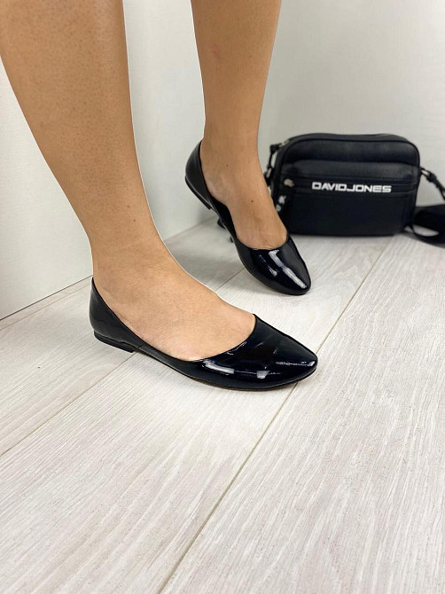 Nivelle Балетки жіночі NIVELLE 1267 чорні (весна-осінь, шкіра лакована) (3450) Коломыя - изображение 1