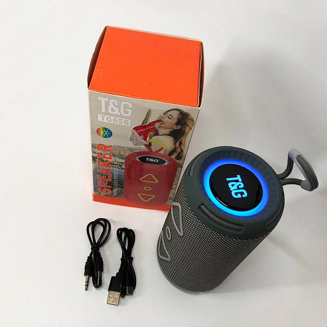 Блютуз-колонка с usb-портом TG656, Музыкальная блютуз колонка с подсветкой, Маленькая колонка для улицы YF-50 Львов - изображение 8