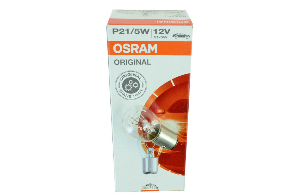 Автолампа 12V P21, 5W BAY15d OSRAM A Мукачево - фото 1