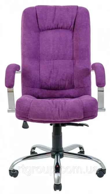 Офісне Крісло Керівника Richman Alberto Misti Dark Violet Хром М3 MultiBlock Фіолетовий Дніпро - фото 8