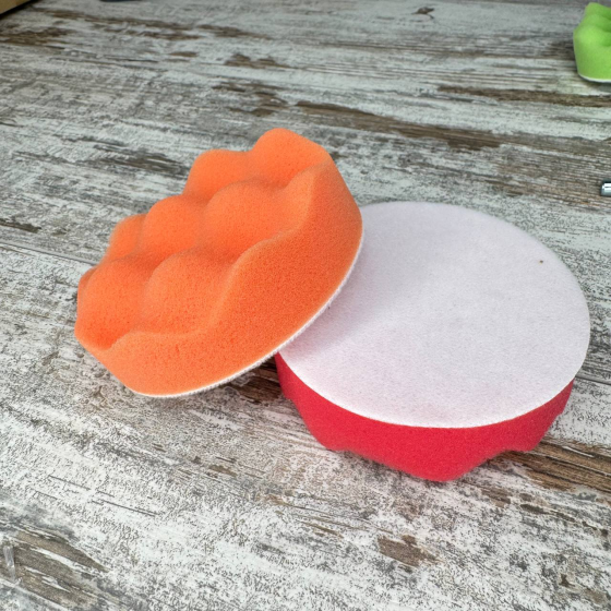 Набір насадок для полірування авто 6шт + шліфувальний диск 100мм, полірування на дриль Київ