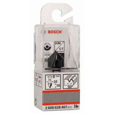 Фреза Bosch Professional пазовая V-образная V, Std, S8, D16, L16 90° (2.608.628.407) Винница