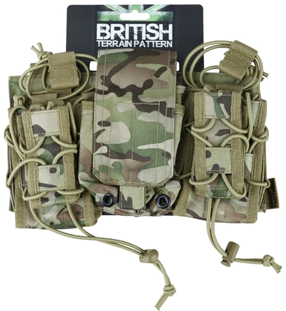 Тактичний підсумок для магазинів Modular Fast Rig Kombat Tactical (Мультикам) Вінниця - фото 4