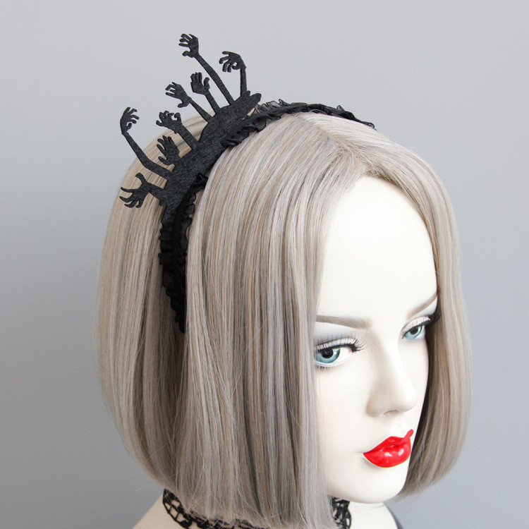 Обруч на Хэллоуин на голову Руки one size черный Киев - изображение 7