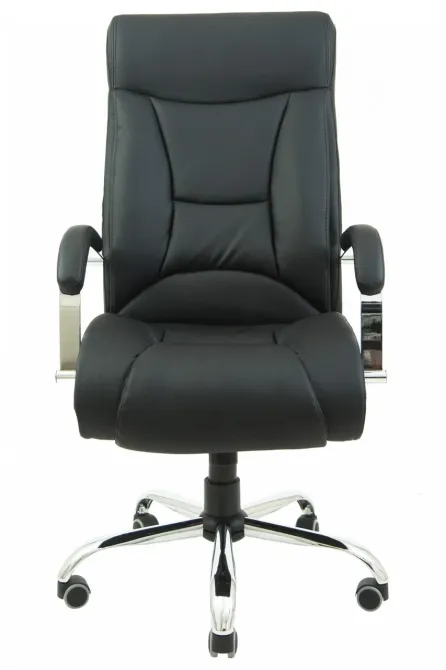 Офисное Кресло Руководителя Richman Magistr Кожа Lux Хром М3 MultiBlock Черный Киев - изображение 2