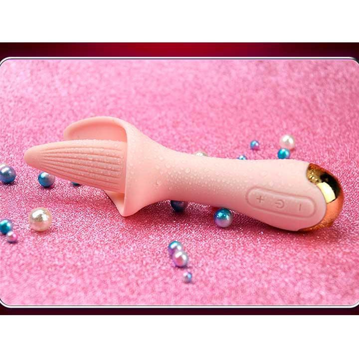 Вібратор лізун Flower Tongue USB - Світло-рожевий - Вібратори Вінниця - фото 5