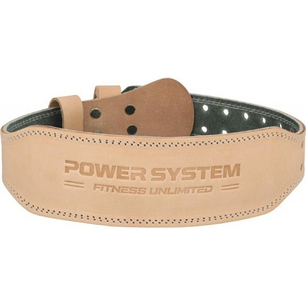 Пояс для важкої атлетики Power System PS-3000 Power Natural шкіряний XXL Кам'янське - фото 1