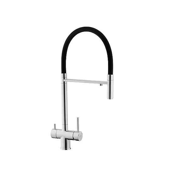 Змішувач для кухні з підключенням до фільтра Kroner KRP Edelstahl Klassisch - ESG03815BLK Київ