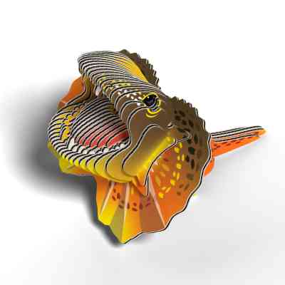 Пазл Eugy 3D Зоопарк Плащеносная ящерица (XEG-108) Винница