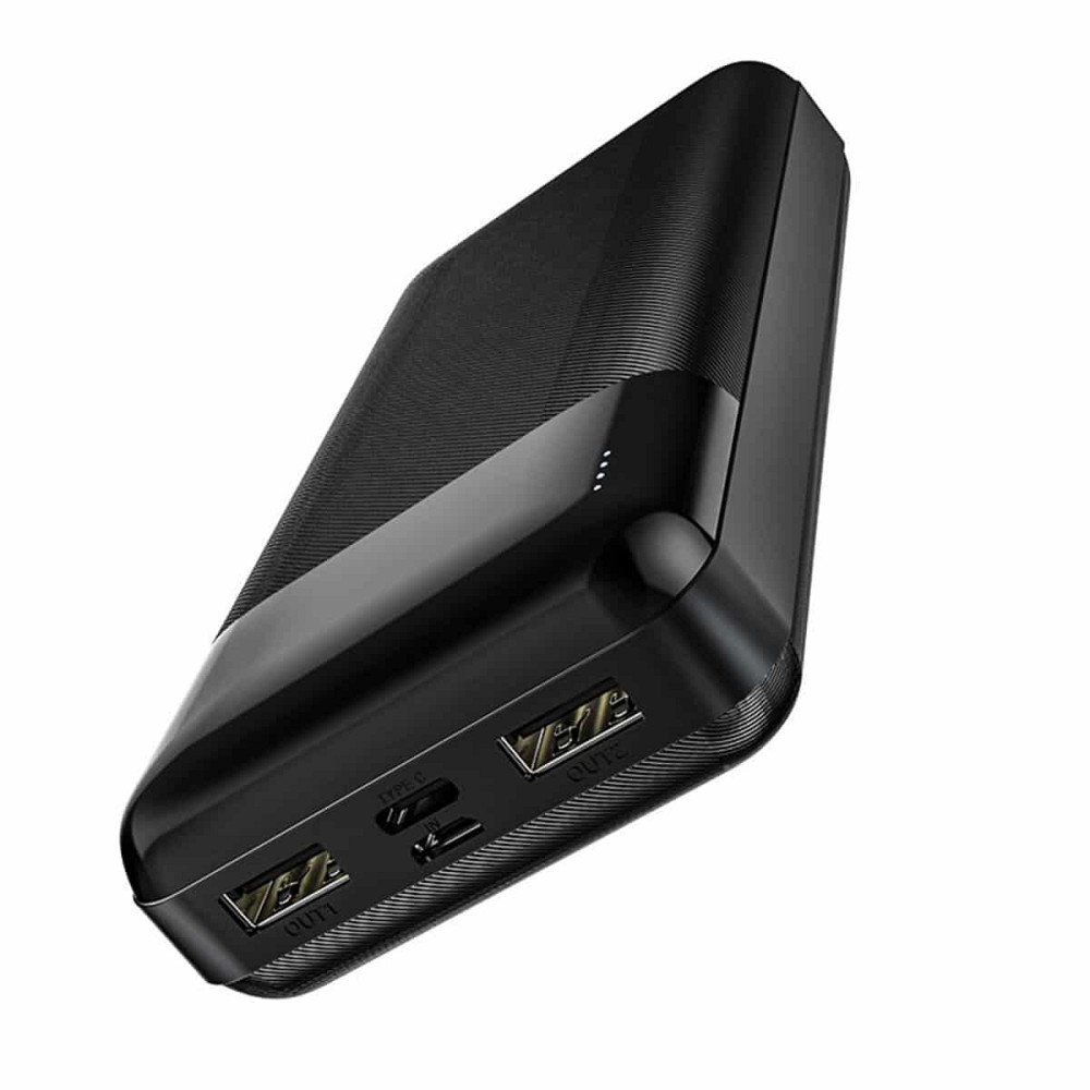 Зовнішній акумулятор HOCO J72A Easy travel power bank(20000mAh) Black Киев - изображение 1