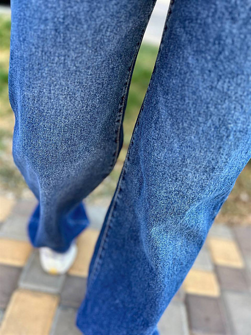 Джинси жіночі Twin 1342 straight fit jeans палаццо рівні від стегна стрейчеві, синій, 38, 38, 82 см, 106 см Київ - фото 16