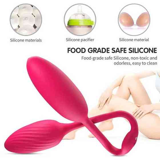 Подвійний гнучкий анально-вагінальний вібратор Pretty Love Double Egg Вінниця