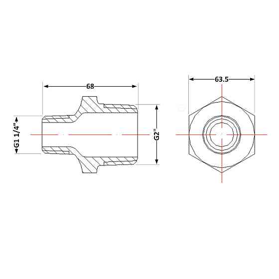 Ниппель чугунный 2