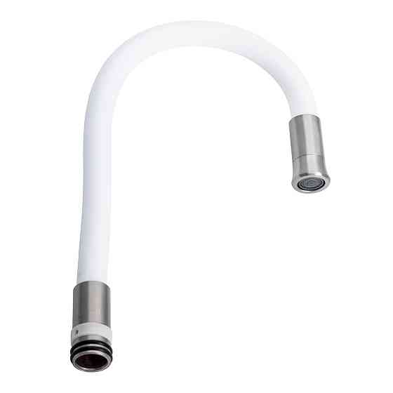 Вилив гнучкий до змішувача KT91 (білий) Коломыя