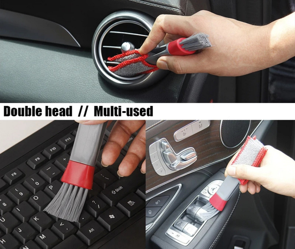 Щітка чищення салону, з подвійною головкою для дефлектора4 для Мукачево - фото 5