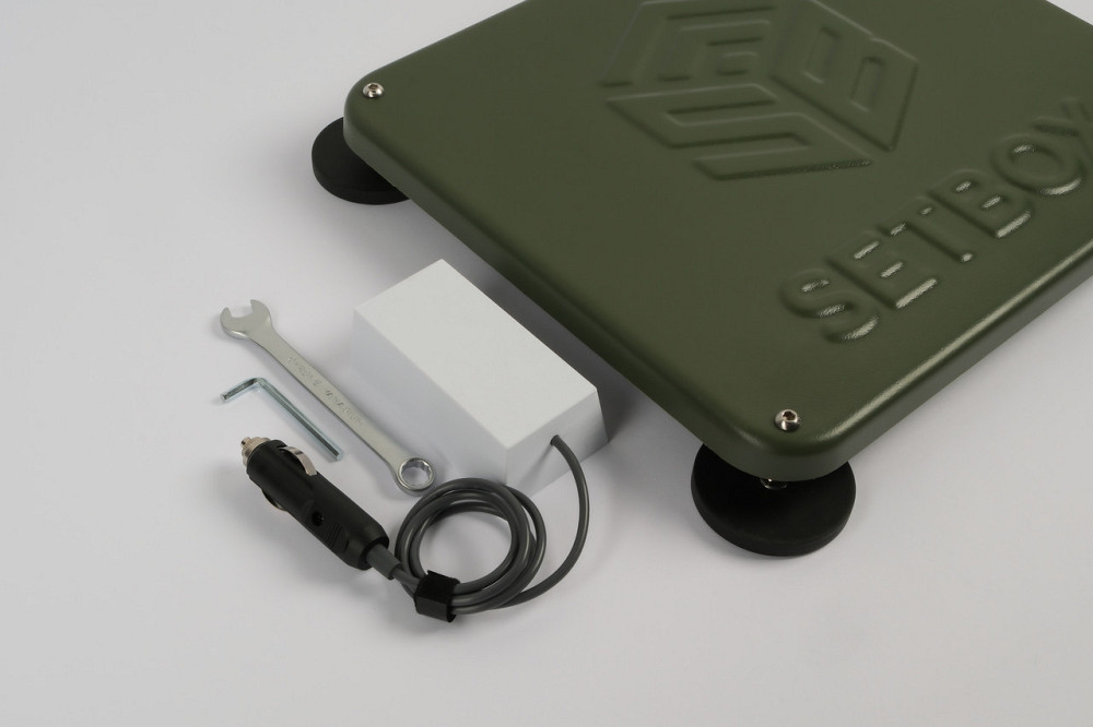 Корпус Setbox для Starlink Mini на авто для самостоятельной сборки + адаптер 12V (Оливковый) Киев - изображение 9
