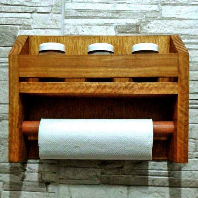 Тримач для паперових рушників "Атабаска" охра Миколаїв - фото 1