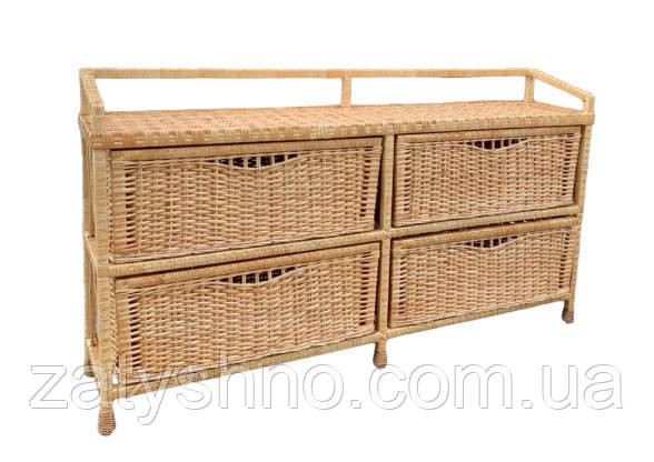 Комод плетеный с шухлядами Киев - изображение 1