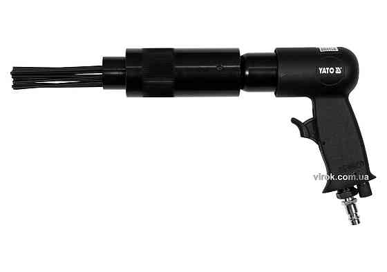 Молоток пневматичний з голковим долотом YATO : спож. повітря- 113 л/хв, тиск- 6.3 Bar, 19 голок [8] Одесса