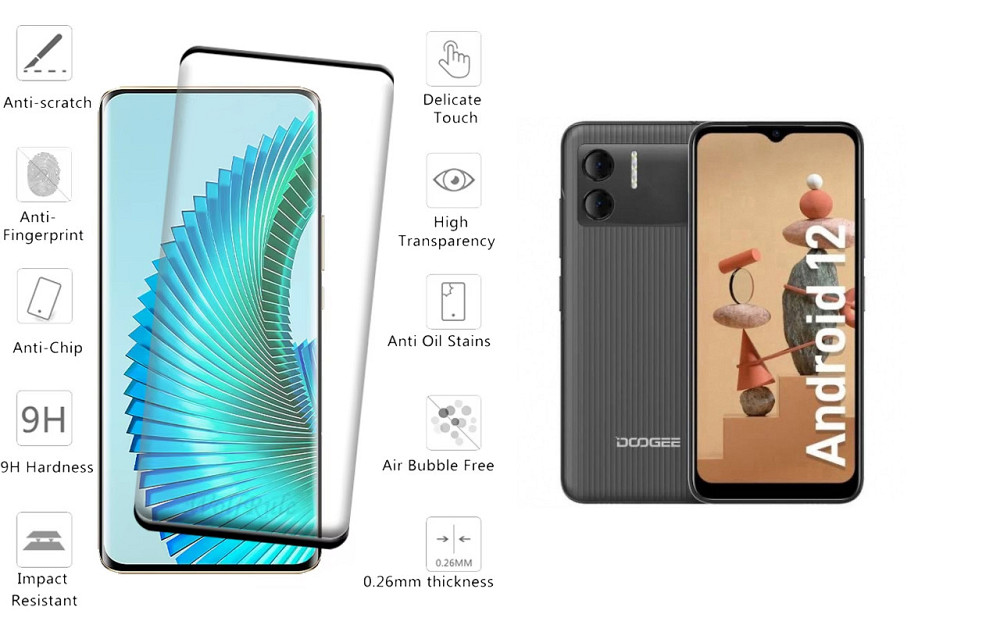 Защитное стекло HyperGlass Pro для DOOGEE X98, X98 Pro – максимальная чувствительность и защита Киев - изображение 2