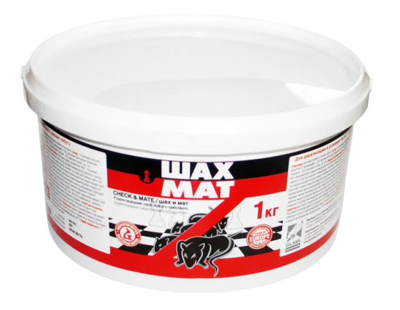 Шах и Мат 1 кг брикеты (аналог шторм) яд для грызунов Винница