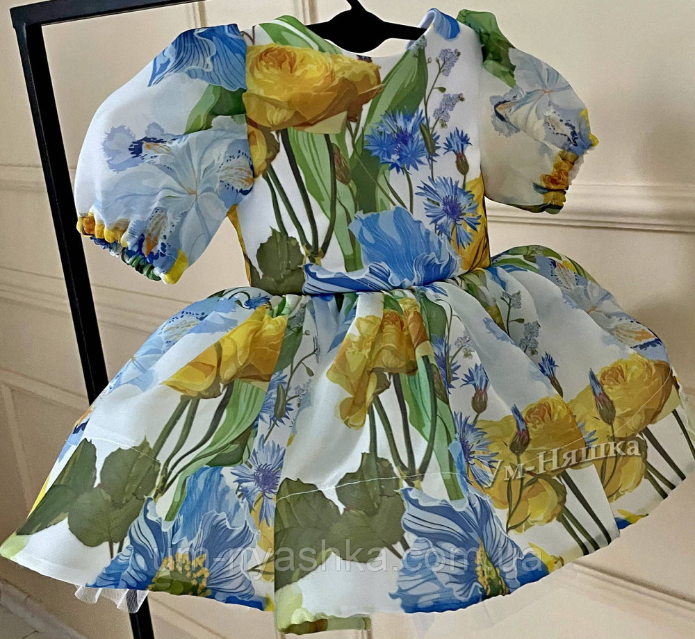 Жовта святкова сукня в патріотичних кольорах Кривой Рог - изображение 8