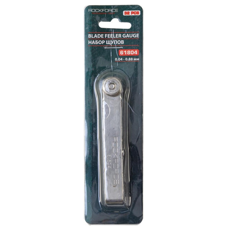 Набір щупів 32пр. (0.04-0.88мм), у чохлі ROCKFORCE RF-61804 Одеса - фото 2