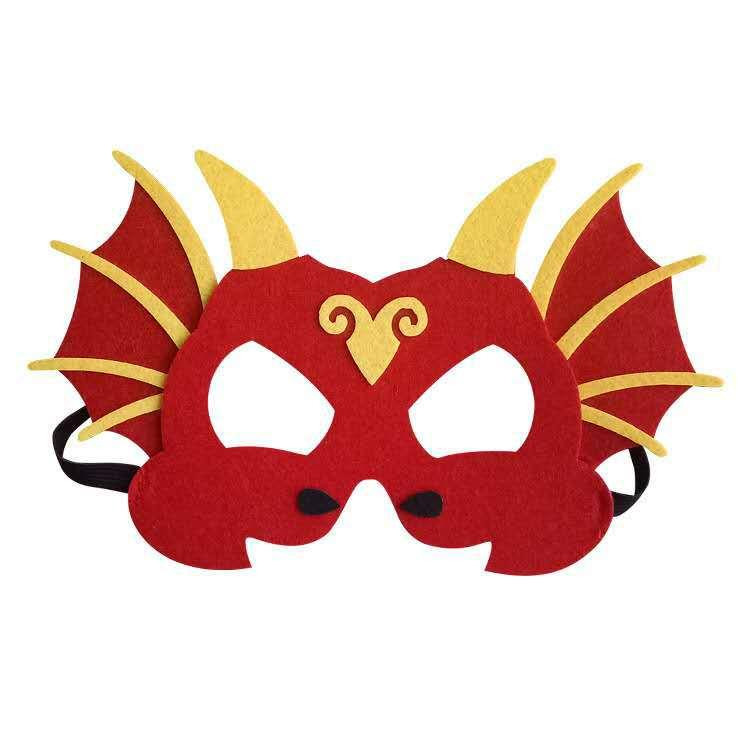 Детская маска Огненный дракон one size красно-желтый Киев - изображение 1