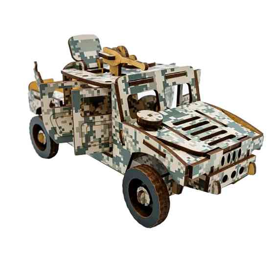 Дерев'яний 3D конструктор Хамер 65-00743, 65 деталей Вінниця