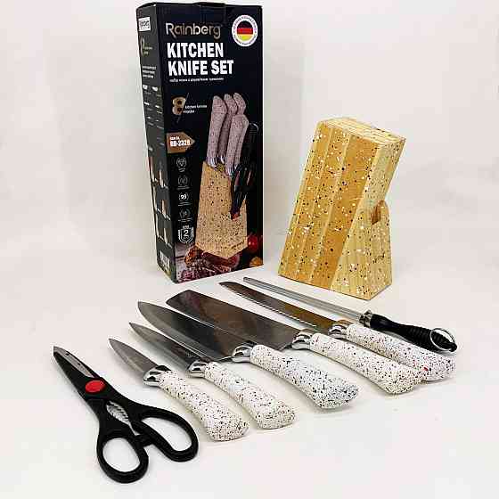 Набор ножей для кулинарных задач, Набор хороших качественных кухонных ножей, Нержавеющий кухонный нож PO-40 Львов