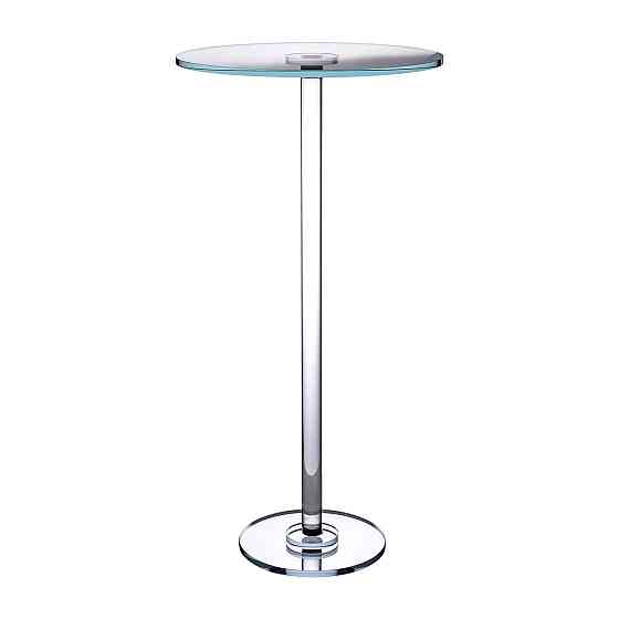 Скляна тортівниця на ніжці 30×60 см кругла Київ