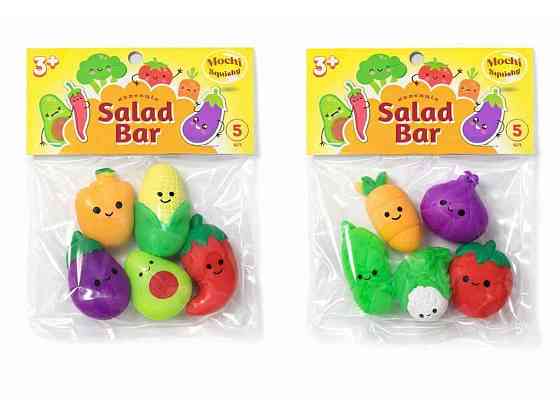 Сквіш колекційний у наборі mochi squishy Salad bar T25008 ТМ MONSTERGUM Київ