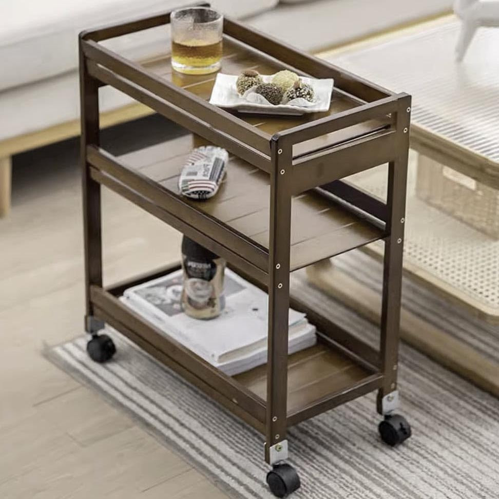 Етажерка для ванної на коліщатах "Ленсінг" сепія Миколаїв - фото 1