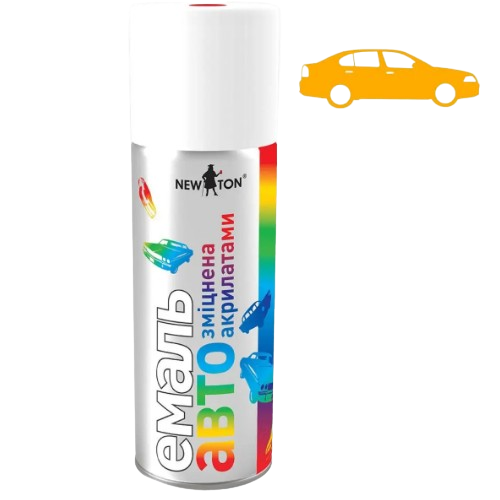 Автоемаль 400мл 1035 жовтий аерозоль NEW TON Житомир - фото 1