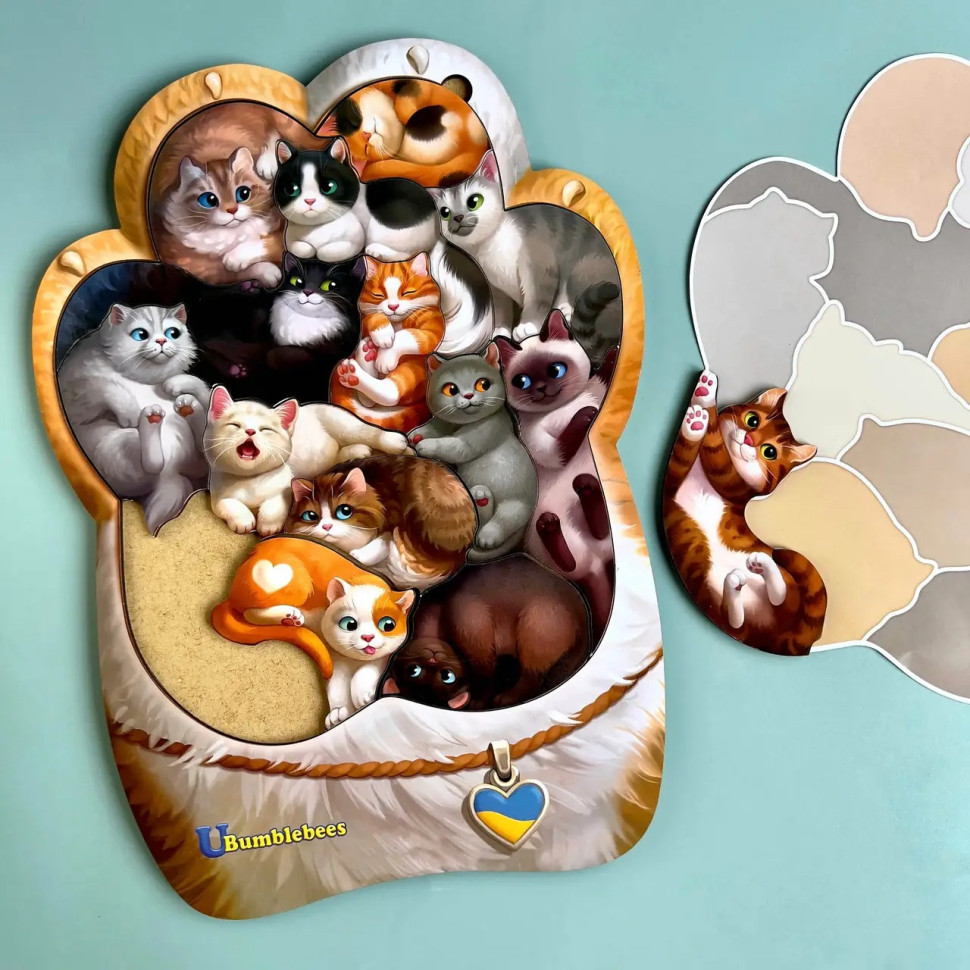 Деревянный пазл-вкладыш 