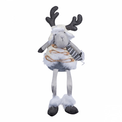 Новогодняя фигурка YES! Fun Олень новогодний, 54 см, белый (973611) Винница - изображение 1