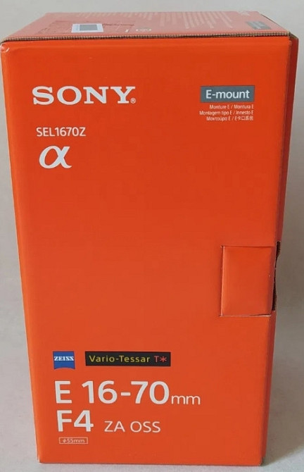 Объектив: Sony SEL1670Z 16-70mm.F/4 OSS.Новий обєктив. Харьков - изображение 1