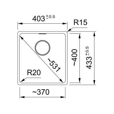 Мийка кухонна Franke 125.0701.773 Вінниця