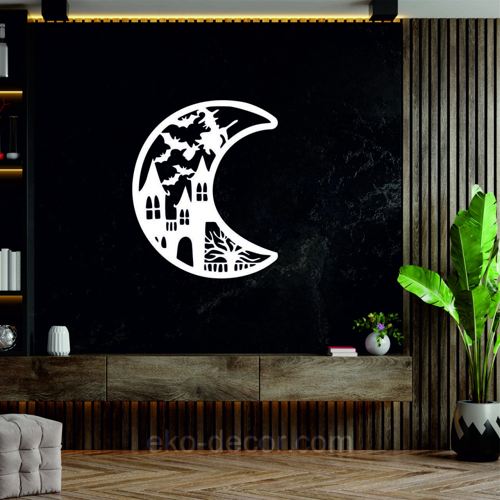 Декоративне настінне Панно «Хеллоуїн», Декор на стіну 70*57 см, Білий Київ - фото 8