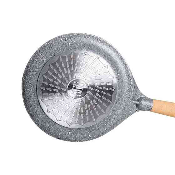 Алюминиевая блинная сковорода с мраморным антипригарным покрытием Ø 26 см, толстое дно MGC серый HP-4-429G Киев
