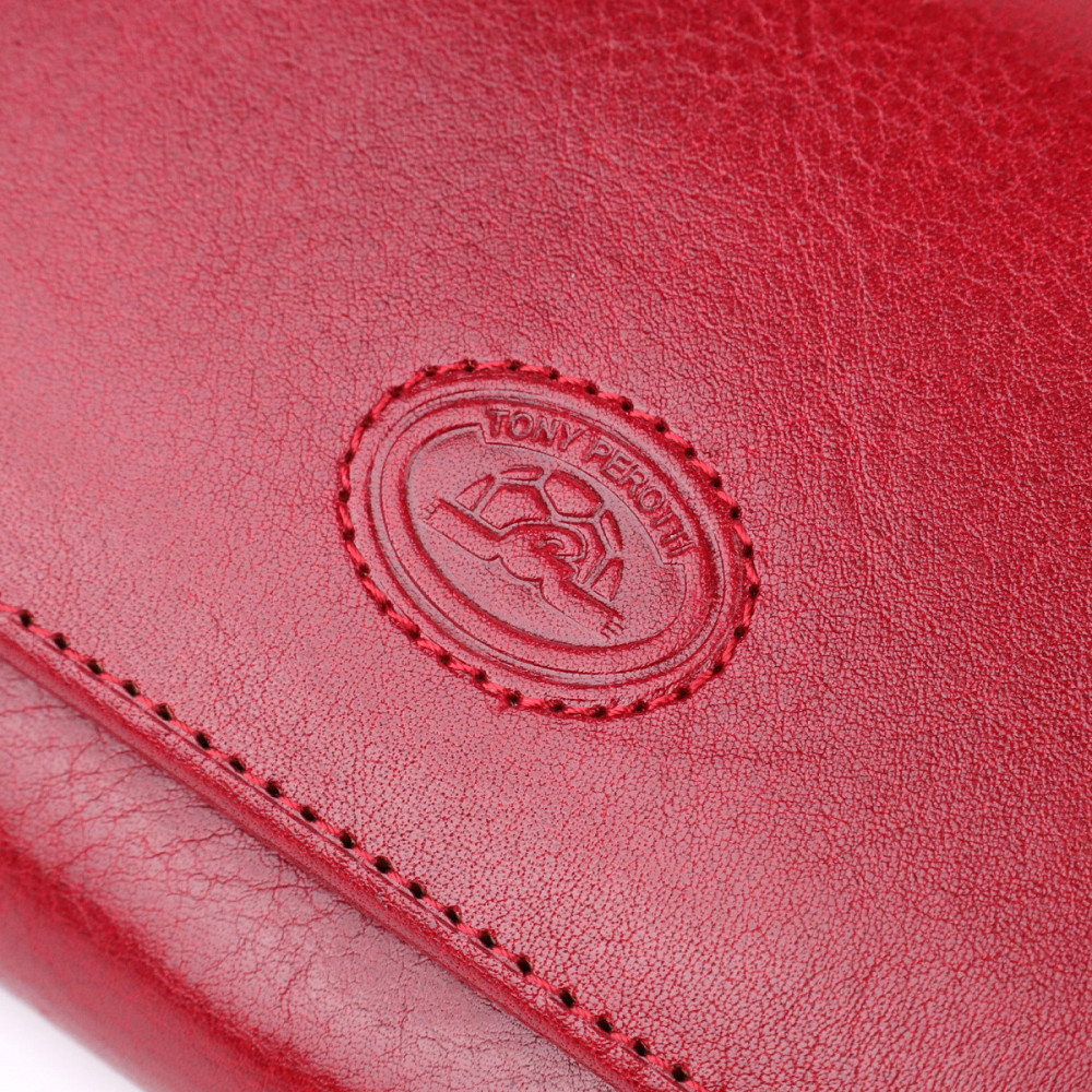 Вместительный женский кошелек из глянцевой натуральной кожи Tony Perotti 20893_1 (1911 rosso) Красный Киев - изображение 5