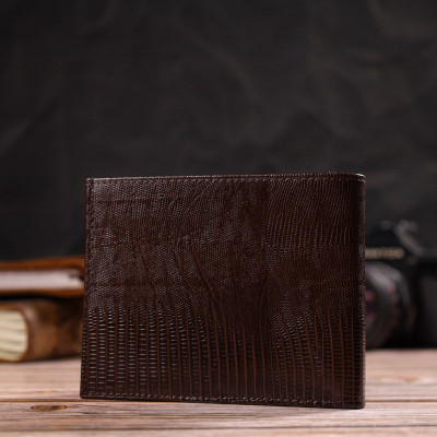 Портмоне Canpellini Из натуральной кожи Коричневое (21869) Винница - изображение 2