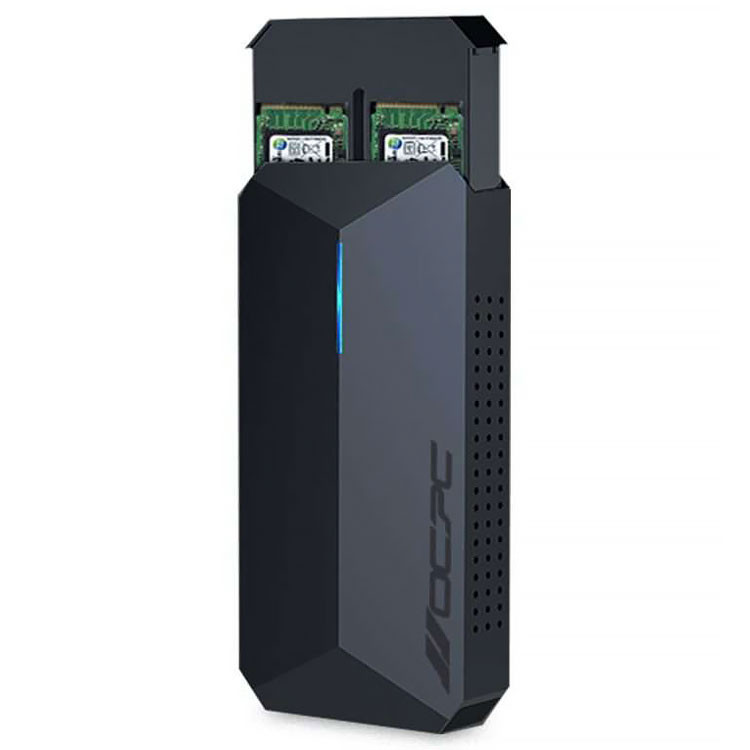 Зовнішня кишеня для SSD M.2 PCIe OCPC AZURRO DUO Винница - изображение 5