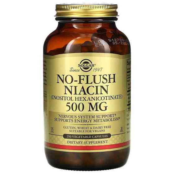 Ниацин (No-Flush Niacin) 250 капсул Киев