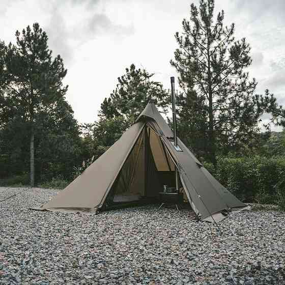 Намет із гострою верхівкою Naturehike CNK2300ZP025, коричневий Київ