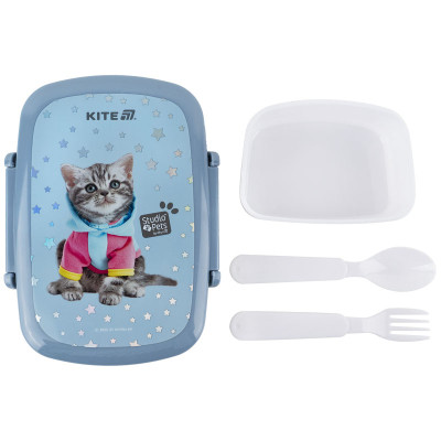 Ланч-бокс детский Kite Studio Pets з наповненням, 750 мл (SP25-163) Винница - изображение 4