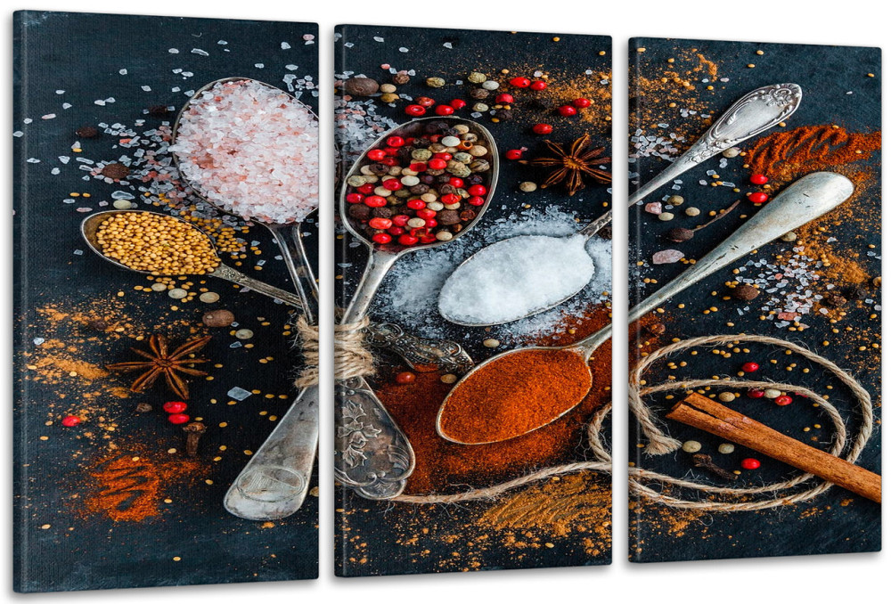 Модульная картина в гостиную / спальню  Сіль Перець Паприка   ART-029_3A Киев - изображение 1